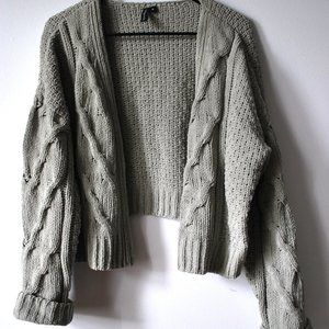 Moon&Madison Cropped Cardigan Women's M